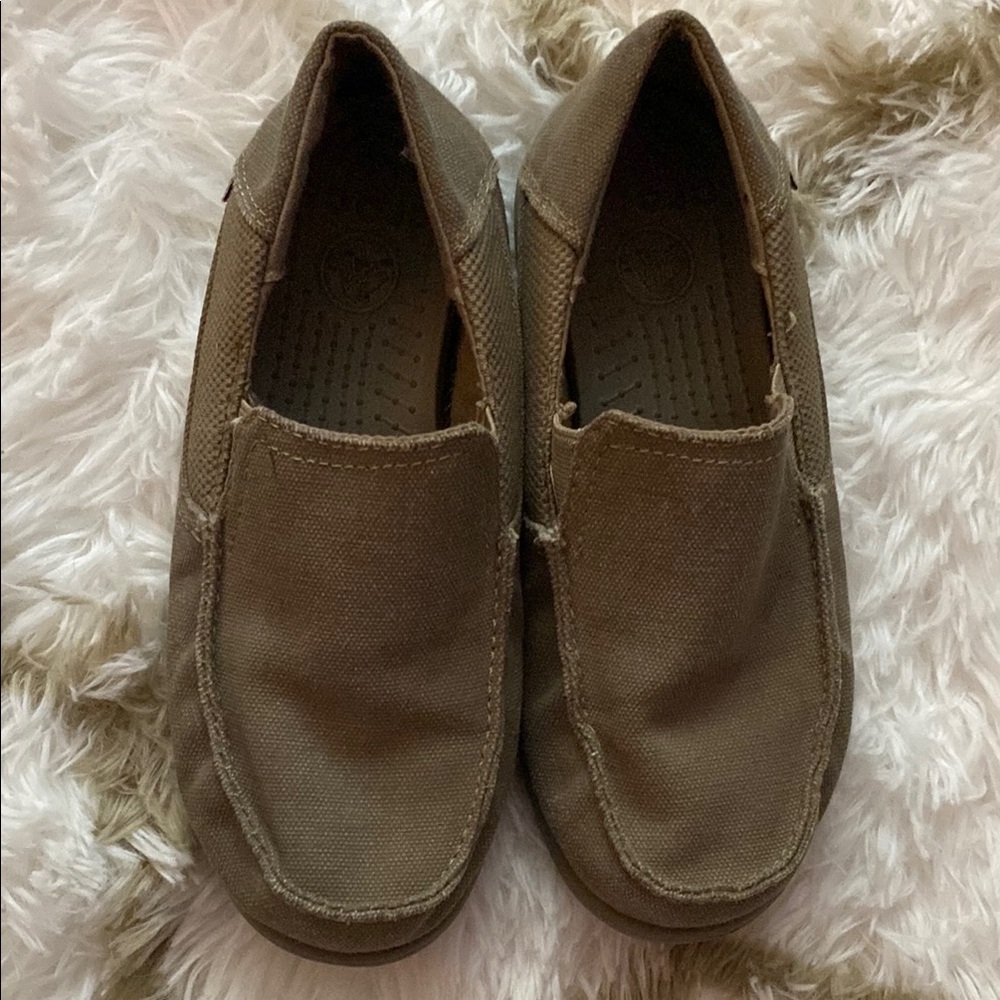 KIDS CROC BRAND  Casual Slip-On Shoes - Brown